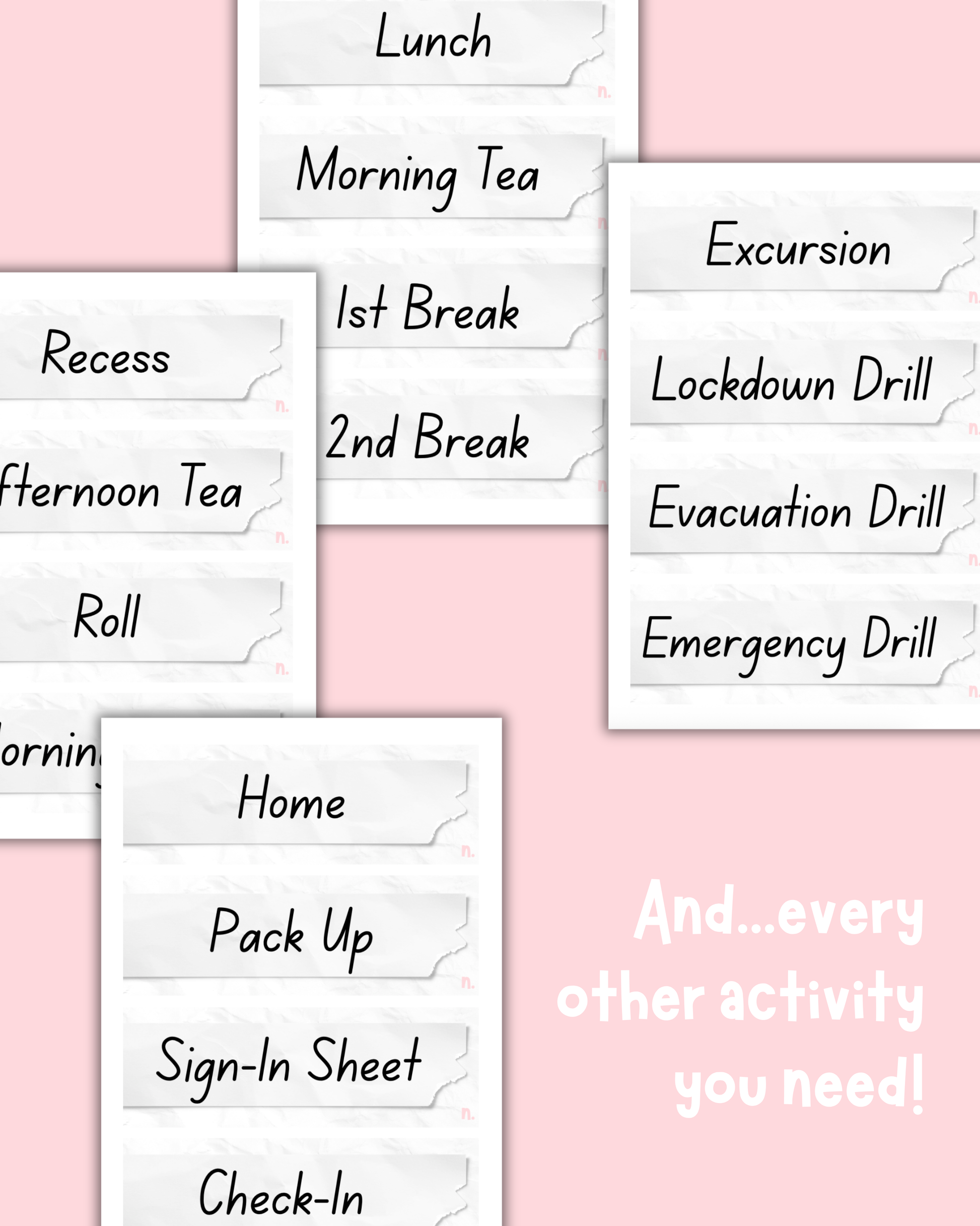 Daily Schedule