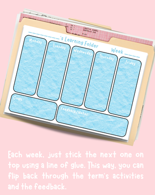 Learning Folder Template