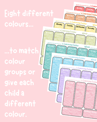 Learning Folder Template