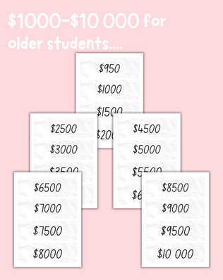 Classroom Shop Price Labels