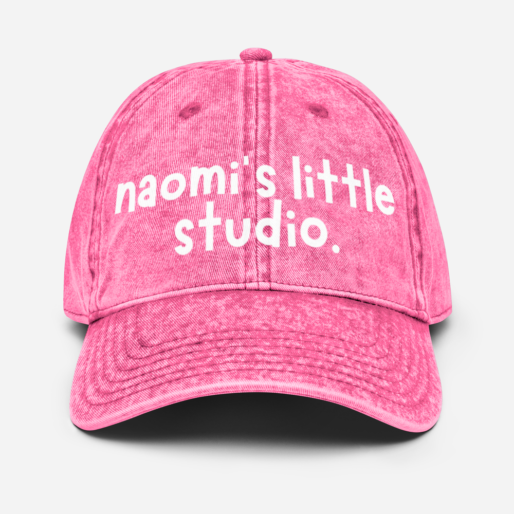 naomi's little studio. dad cap.