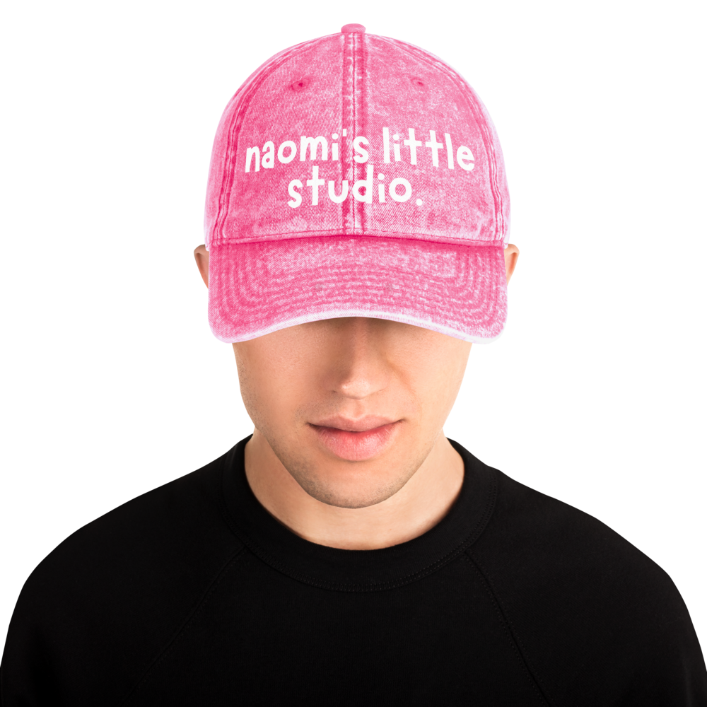 naomi's little studio. dad cap.