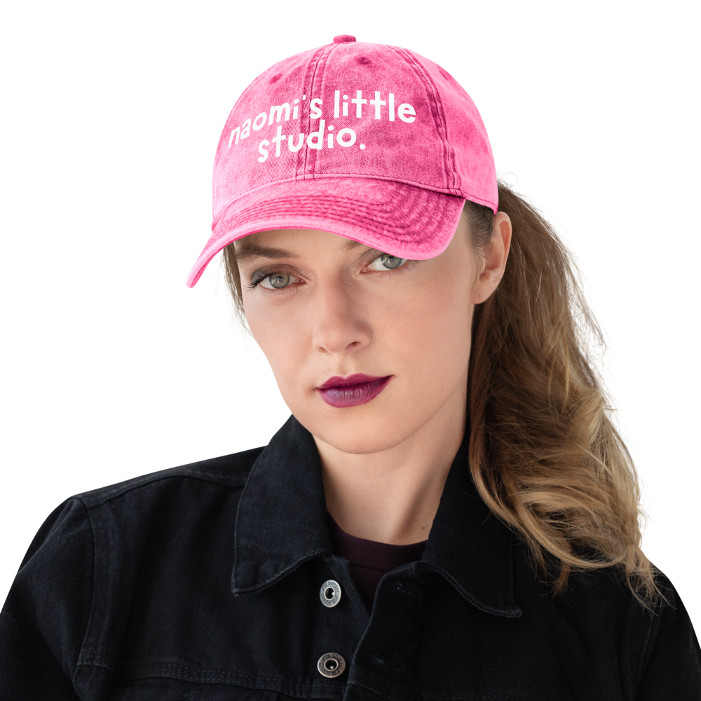 naomi's little studio. dad cap.