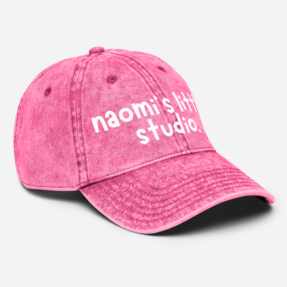 naomi's little studio. dad cap.